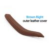 Car Interior Passenger Doors Pull Handle Outer Leather Cover Replacement For BMW X5 X6  F15 F16 2014-2018