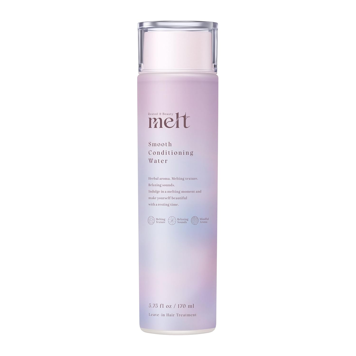 Увлажняющий лосьон для волос Melt Smooth Conditioning Water 170 мл Rest Beauty Аромат Пиона и Инжира Спрей-уход Перед сушкой Kao