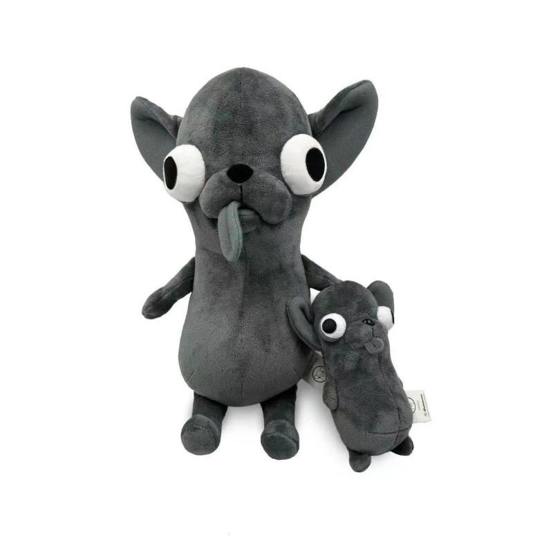 1 Pezzo Animali di Peluche Simulazione Cani Godgwawa Portachiavi Ciondolo Cane Chihuahua Cucciolo Giocattolo Kawaii Divertente Regali di Compleanno per Bambini