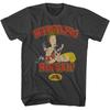 MTV Classic Cartoon Beavis And Butthead Wrestling Rules Men's T Shirt Unisex T-Shirt