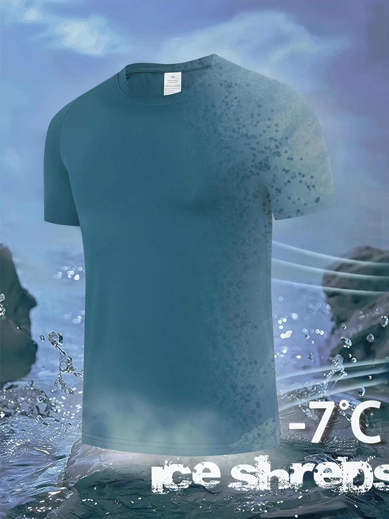 

Men s Ice Sliky Fiber T-Shirt with -7° Ice Feel Techno XXXL дубильна кора