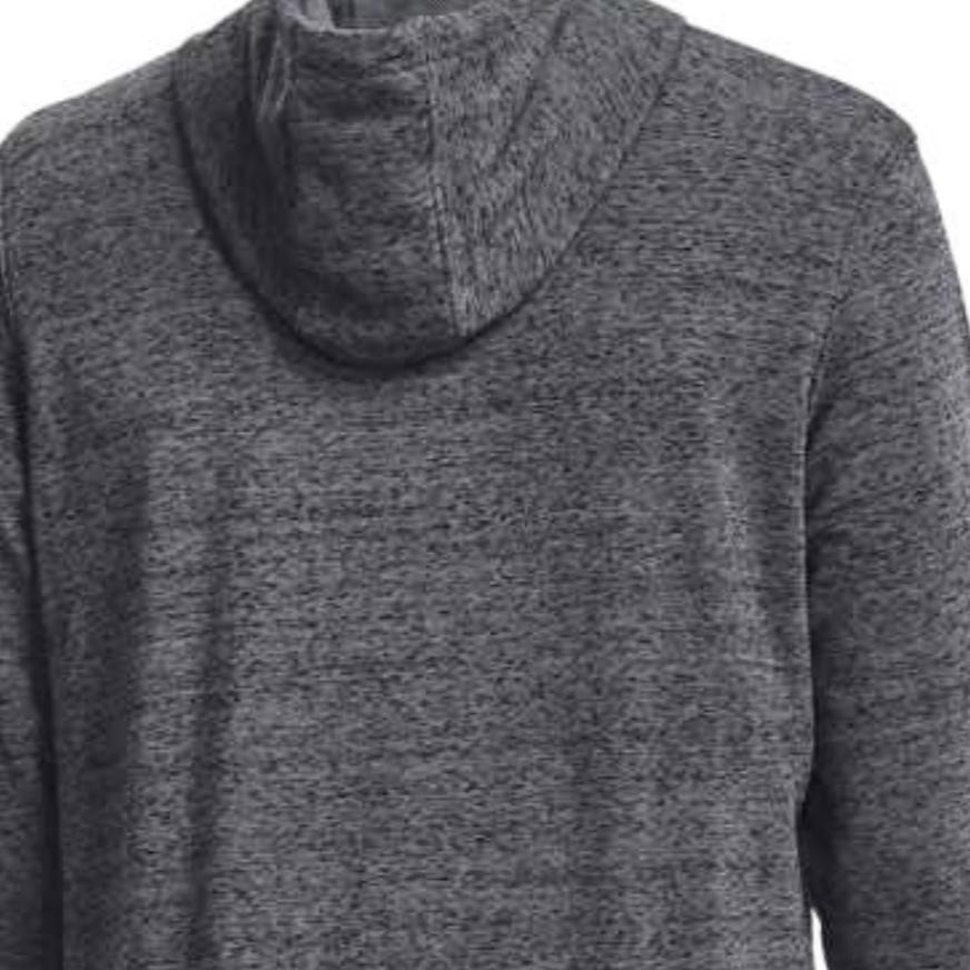 Under Armour Rival Buchstabenprint Baumwoll-Hoodie Herren Hoodies Grau 1379766-012