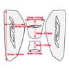 Motorcycle Tank Pads For YAMAHA YZF R7 YZFR7 YZF-R7   Fuel Tank Stickers Protector Knee Non-slip Pad Tank Grips