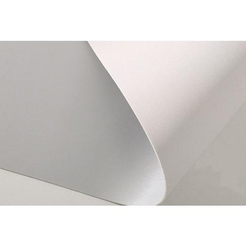 FANIVIN PU Leather Tablecloth, Table Mat, Desk Mat, Vinyl Cloth, Rectangular, Waterproof, Durable, Stain-Resistant, White/Gray, 60*120cm