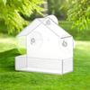 Clear Window Bird Feeders Plastic Window Bird House Windowsill Birdfeeders  for Conure Budgie