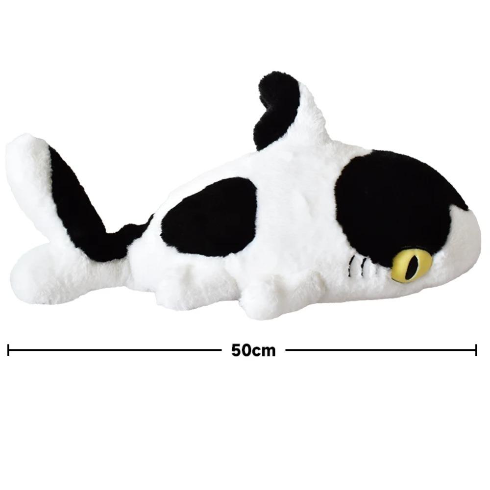 New 20/50cm Official Sharkitty Plush Doll Peripheral Mini Shark Cat Cub Plush Toy Kawaii Soft Throw Pillow Room Decoration Gift