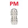 Vernickelter Kupfer-Luft-Schnellkupplung für Schlauchrohr Außendurchmesser 4MM 6 8 10 12 14 16MM Schnelle Verbindung KPV KPE PM PZA