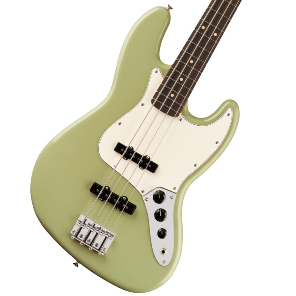 Fender Player II Jazz Rosewood Birch Soft Case Included Bass®, Fingerboard, Green,