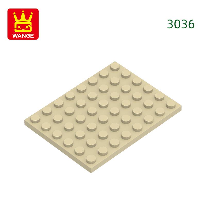 15Pcs/Lot 3036 6x8 Dots Plate Construction Bricks Basic Components Board Blocks Works With all Brand Playthings Ideal For Children Gift Idea Box