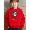 Cute Printed Crew Neck Sweatshirt for Festival Leisure Daily Wear And Casual Outfits