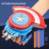 Children's Captain America Soft Bullet Launcher & Light-Up Mask Gift Set