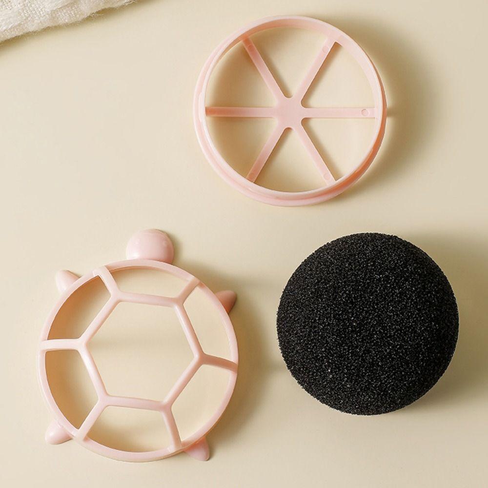 2Pcs Reusable Laundry Balls Turtle Shape Hair Remover  Household Clothes Cleaning