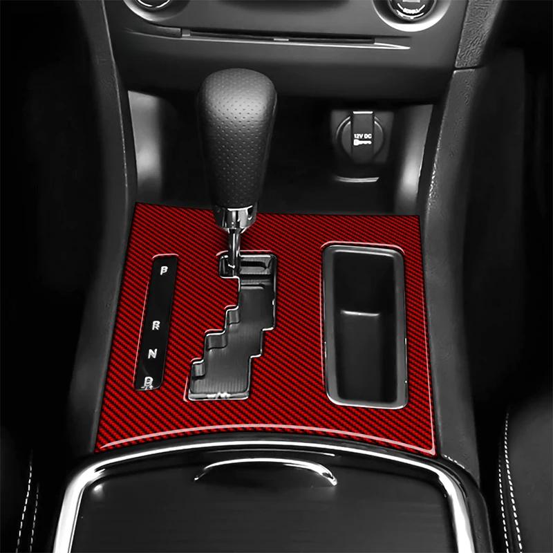 Real Soft Carbon Fiber Sticker For Chrysler 300 300C 2011 2012 2013 2014 LHD RHD Car Central Control Gear Panel Accessories.