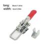 Toggle Clamp Quick-Release Stainless Steel Vertical Horizontal Plunger Stroke Locking Lever Heavy Duty Hand Tool