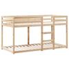 Bunk Bed with Canopy 80x200 cm Solid Pine Wood