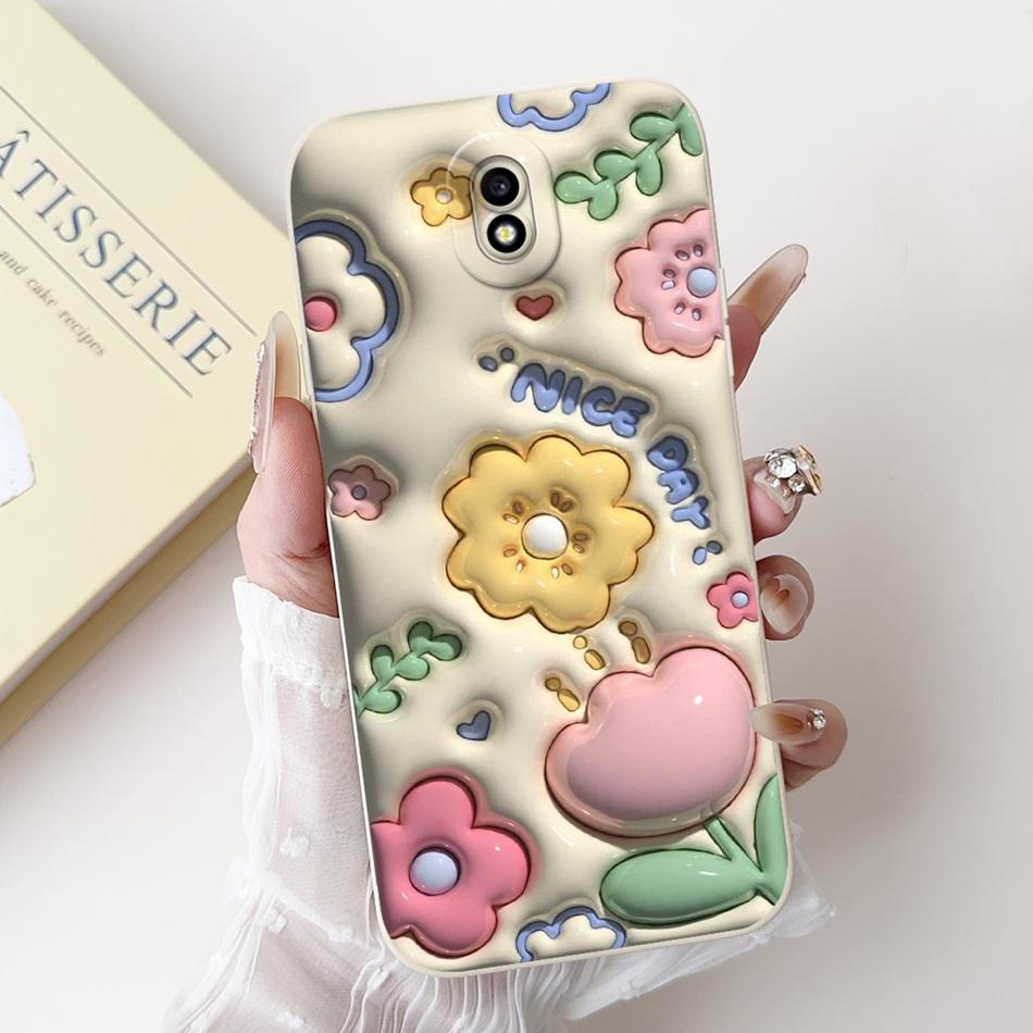For Samsung Galaxy J3 J5 J7 2017 New Cute Printing Phone Case For Samsug J7 J5 J3 Pro 2017 Shockproof Soft Silicone Cases