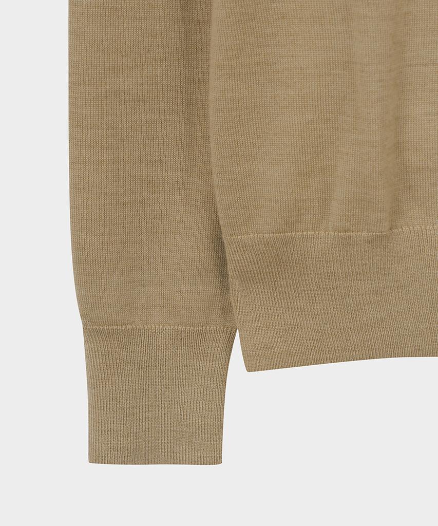 BROOKS BROTHERS Merino Wool Turtleneck Sweater (Camel) (Bbwumf43275Ew)