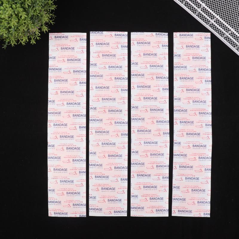 100Pcs Finger Waterproof Bandage Breathable Band Aid First Aid Wound Dressing Medical Tape Wound Plaster Emergency Bandaids