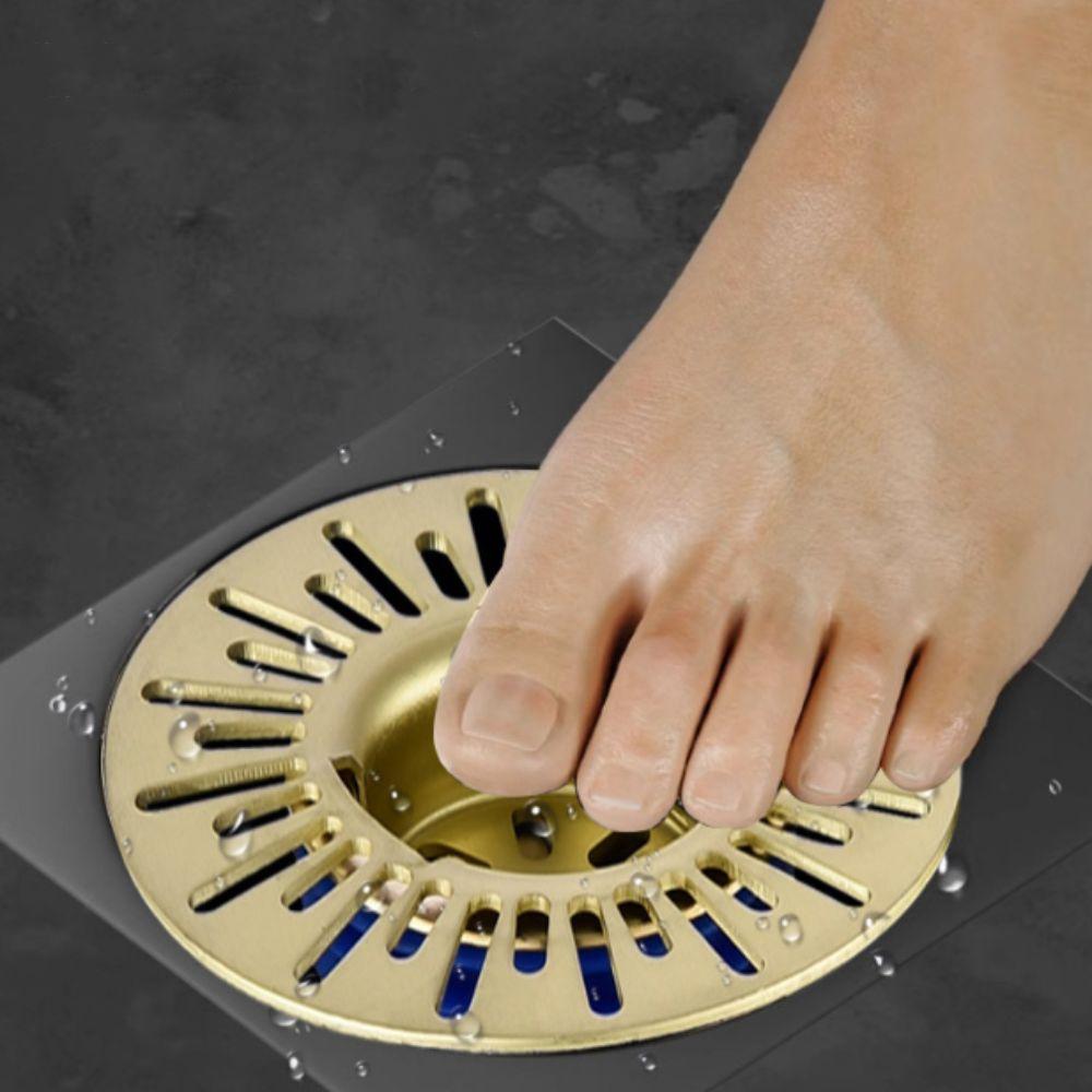 Insectproof Shower Floor Drain Anti-odor Toilet Sewer Drain All-copper Floor Drain  Toilet