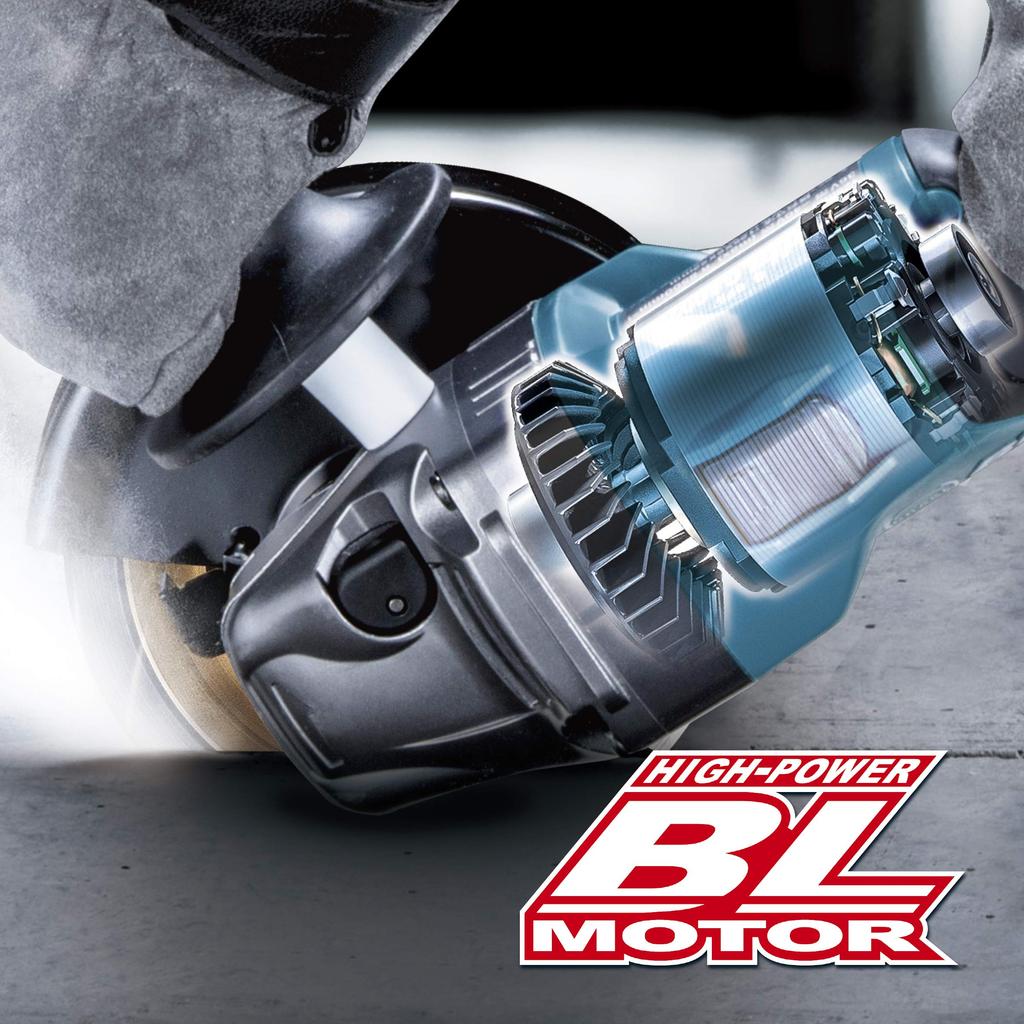 Makita Szlifierka kątowa 100mm 40Vmax 4Ah 2 Walizki w zestawie GA019GRMX Akumulatory, Ładowarka,