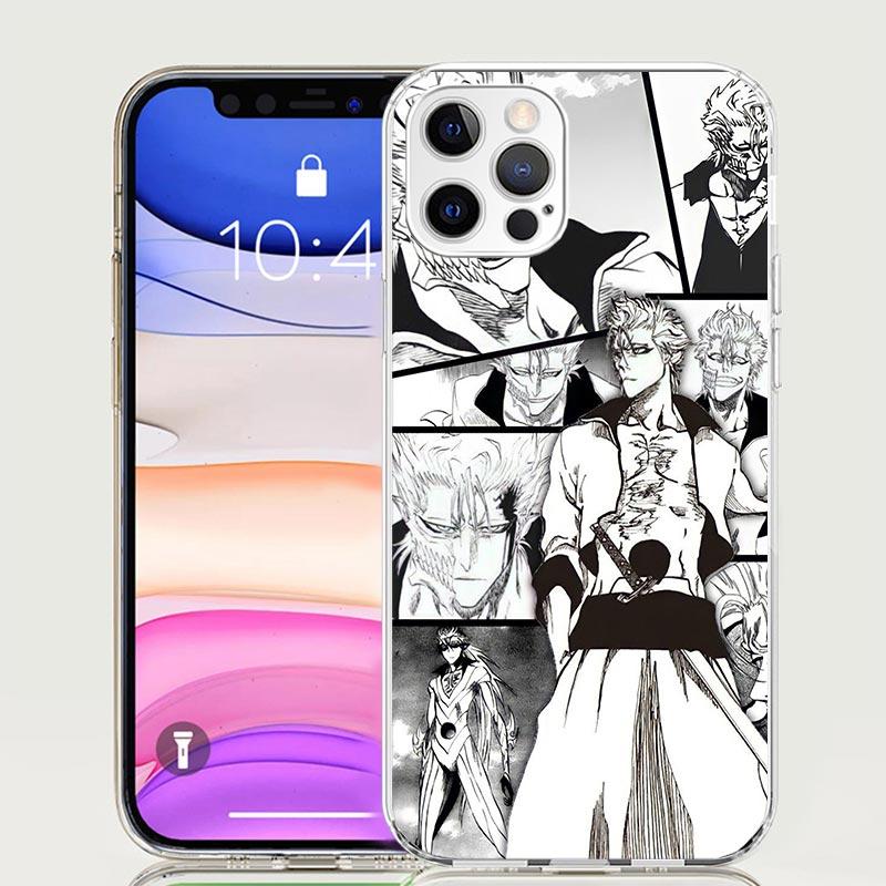 Grimmjow 6 Bleach Phone Case For iPhone 17 Air 16 15 Plus 11 14 Pro Max 13 Mini 12 7 8 + SE Pattern Art Customized Cover 17 Air