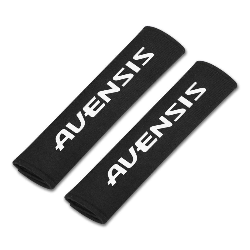 

2pcs Car Seat Belt Protect Shoulders Pads Case For Toyota Avensis t25 t27 Auto Cover Stickers Accessories Car Styling