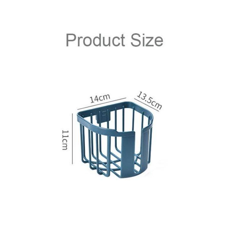 Kreatywny bez dziurkowania papier toaletowy półka do przechowywania łazienka kuchnia pudełko na chusteczki naścienny pojemnik na papier uchwyt na papier