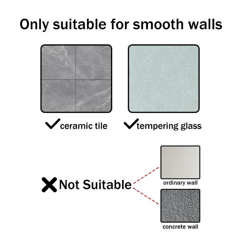 Shower Shelf Not Drilling Shower Shelf Shampoo Holder for Shower Bathroom Organisers with Soap Dish Adhesive Stand 2pcs