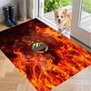 Soft Floor Carpet Rapid Wien FC Pattern Area Rug Decorative Mat For Home Room Decoration