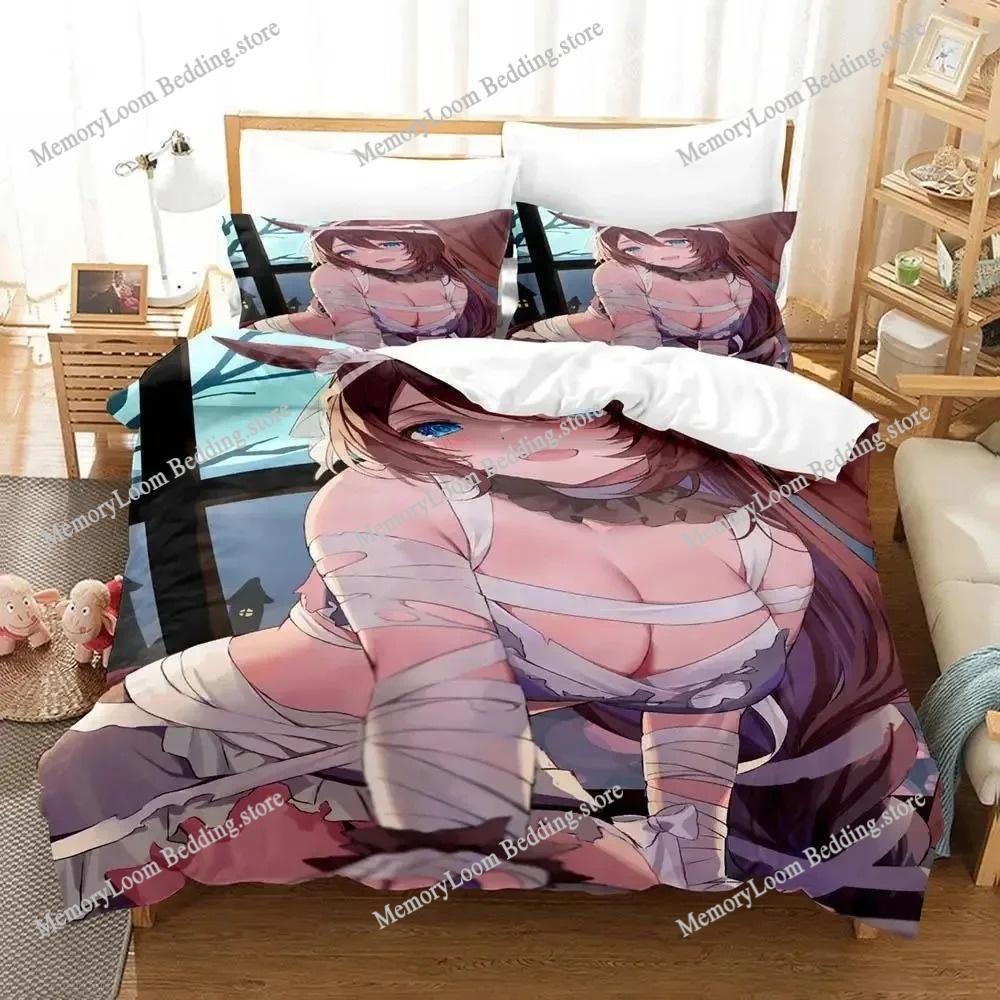 Mummy Girls Modern Bedding Set Single-Twin-Full-Queen-King Size Adult Kid Bedroom Breathable Duvet Cover 3D Print Vibrant Anime