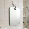 Acrylic Shower Makeup Mirror Women Men Portable Fogless Mirror with Holder Suction Cup Home Bathroom Washroom Decorative Mirrors