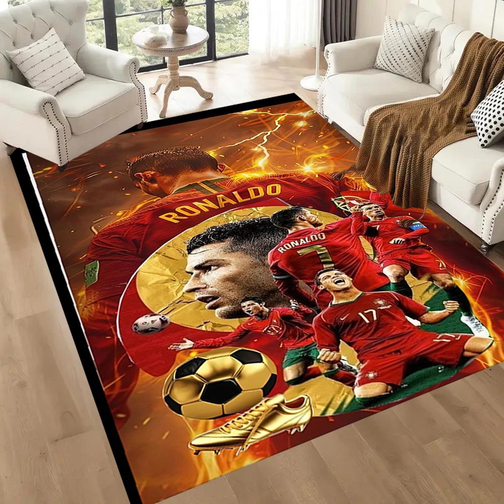 Cristiano Ronaldo Floor Rug Office Rug Design For Hallway Playrooms Bedrooms Entryway Antislip Rug Office Home Decor