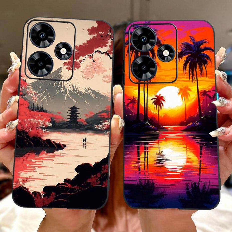 Fashion Painting Case For Infinix Hot 30 Play 30i Soft Silicone TPU Phone Cases For Infinix Hot30i Hot30 30Play Covers Bumpers
