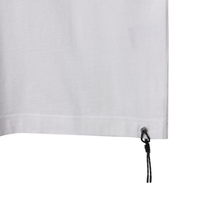 Customellow Weißes Basic Halbarm-T-Shirt cqTam25411whx