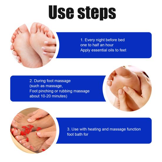 10ml Foot Height Mild Quick Oil Absorb Soothing Feet Herbal Height Increasing Plant