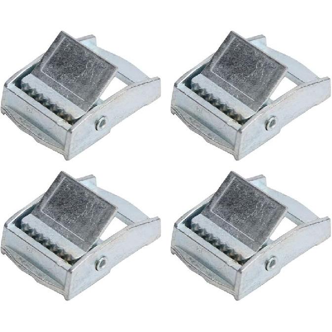 

4 шт. Пряжки-зажимы из цинкового сплава, Пряжки для упаковки для сверхпрочной фиксацииРемень для крепления грузов 20mm