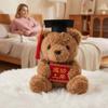 Cute Graduation Bear Plush Toy Soft Stuffed Dr Bear Plush Doll  Graduation Gift