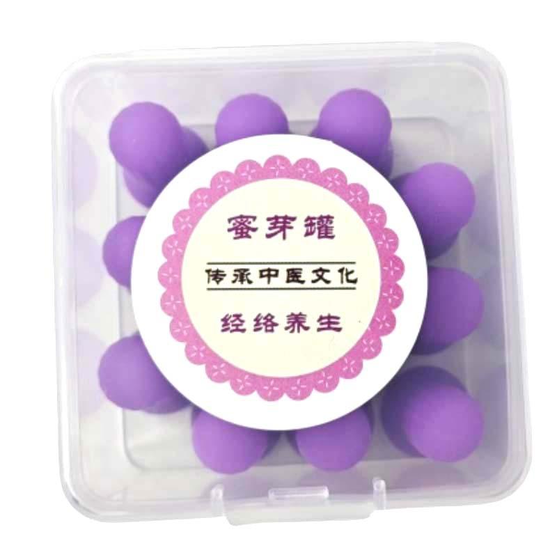 

12Pcs Facial Eye Cupping Silicon Vacuum Suck Device Massage Therapy Tools Eyes Removes Fatigue Body Relax Relief Pain 12pcs a box фіолетовий