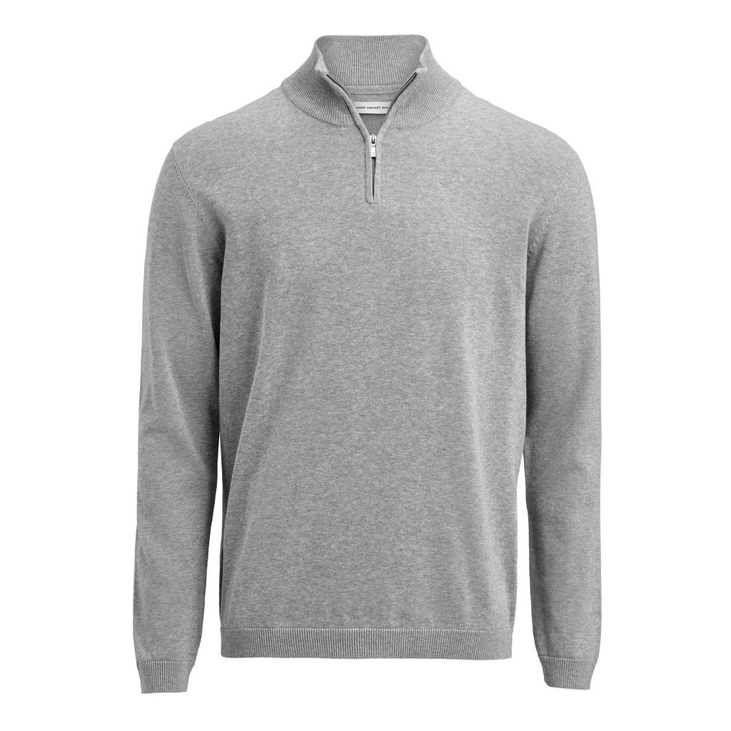 James Harvest Unisex Erwachsenen Ashland Gestricktes Halbzip-Sweatshirt