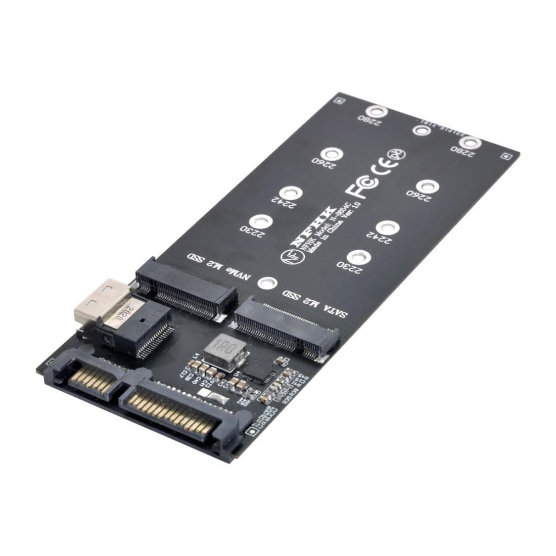 

NFHK SSD NVME PCIe SSD SATA Adapter to U2 Kit NGFF M Key SF-8654 SF-8654 чорний