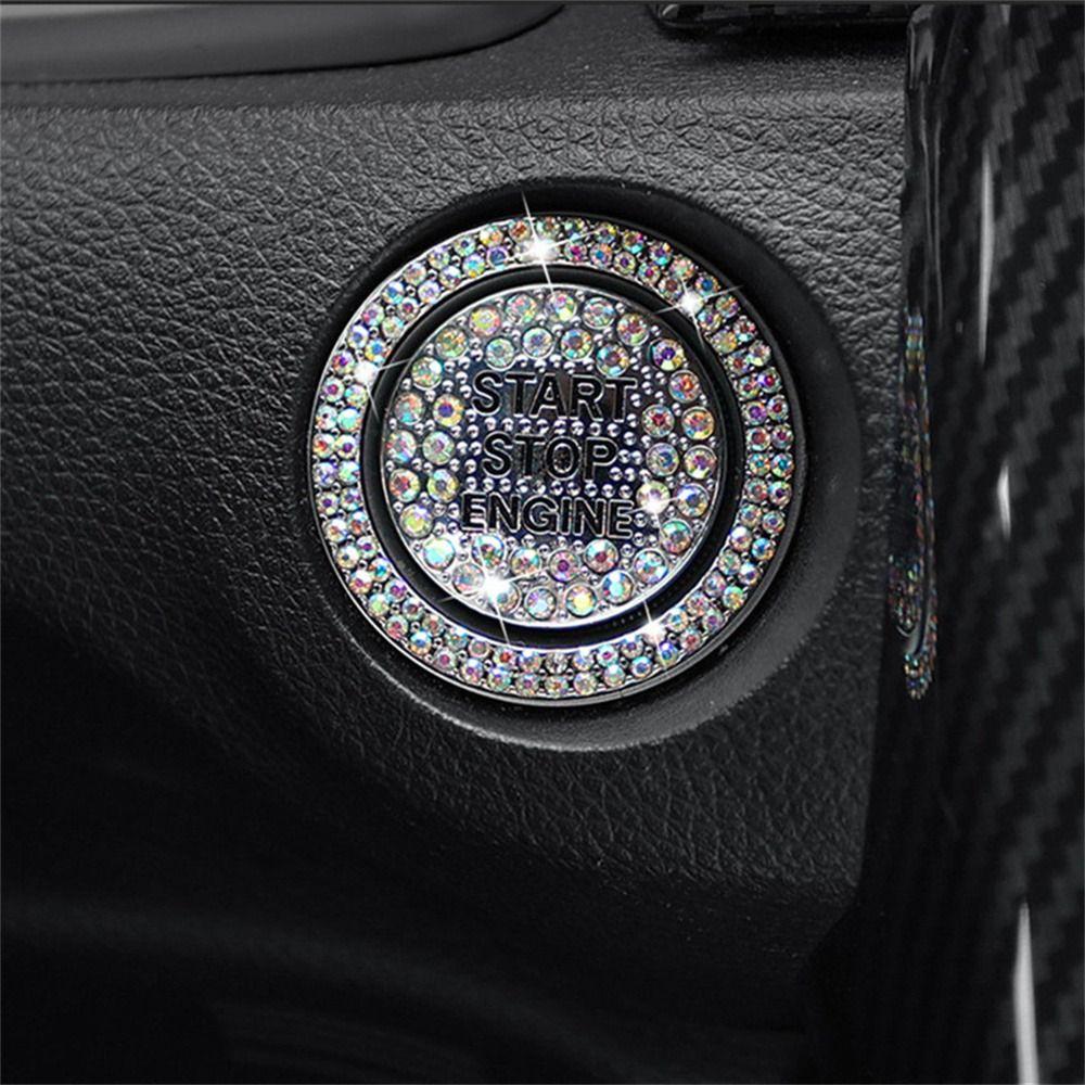 Decoration Onekey Start Stickers Engine Ignition Start Car Start Switch Button Switch Button Decor