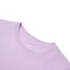 Li-Ning Comfortable Versatile Simple Solid Color Round Neck Short Sleeve T-Shirt Women Tops Twilight-Purple ATSV044-5
