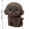 Simulation Bichon Frise Plush White Gray Puppy Plushies Doll Plush Dog Toy  Xmas Birthday Gifts