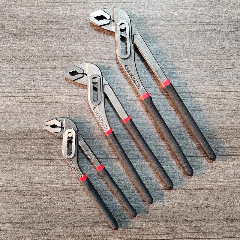 1Pcs Quick Release Water Pipe Pliers 8/10/12 Inch Multifunctional Adhesive Pump Pliers Industrial Grade Electrician Tool