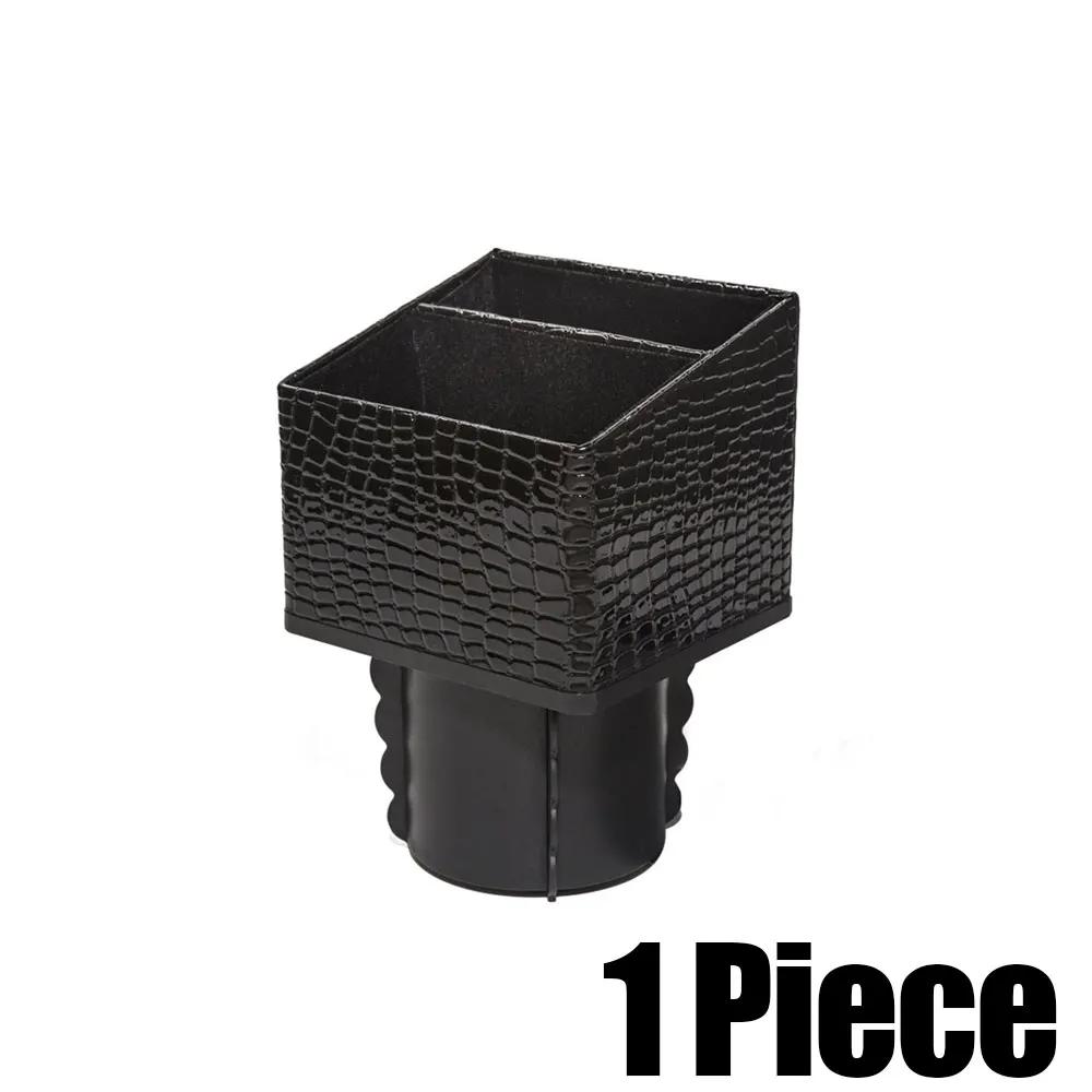 1pc Car Armrest Console Cup Holder ert Organizer Seat Center Control Hidden Square Storage Box Container Auto Accessories