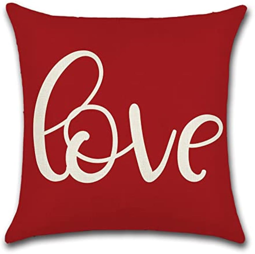 Valentine's Day pillowcase decoration home love rainbow decoration pillowcase Valentine's Day decoration cushion cover