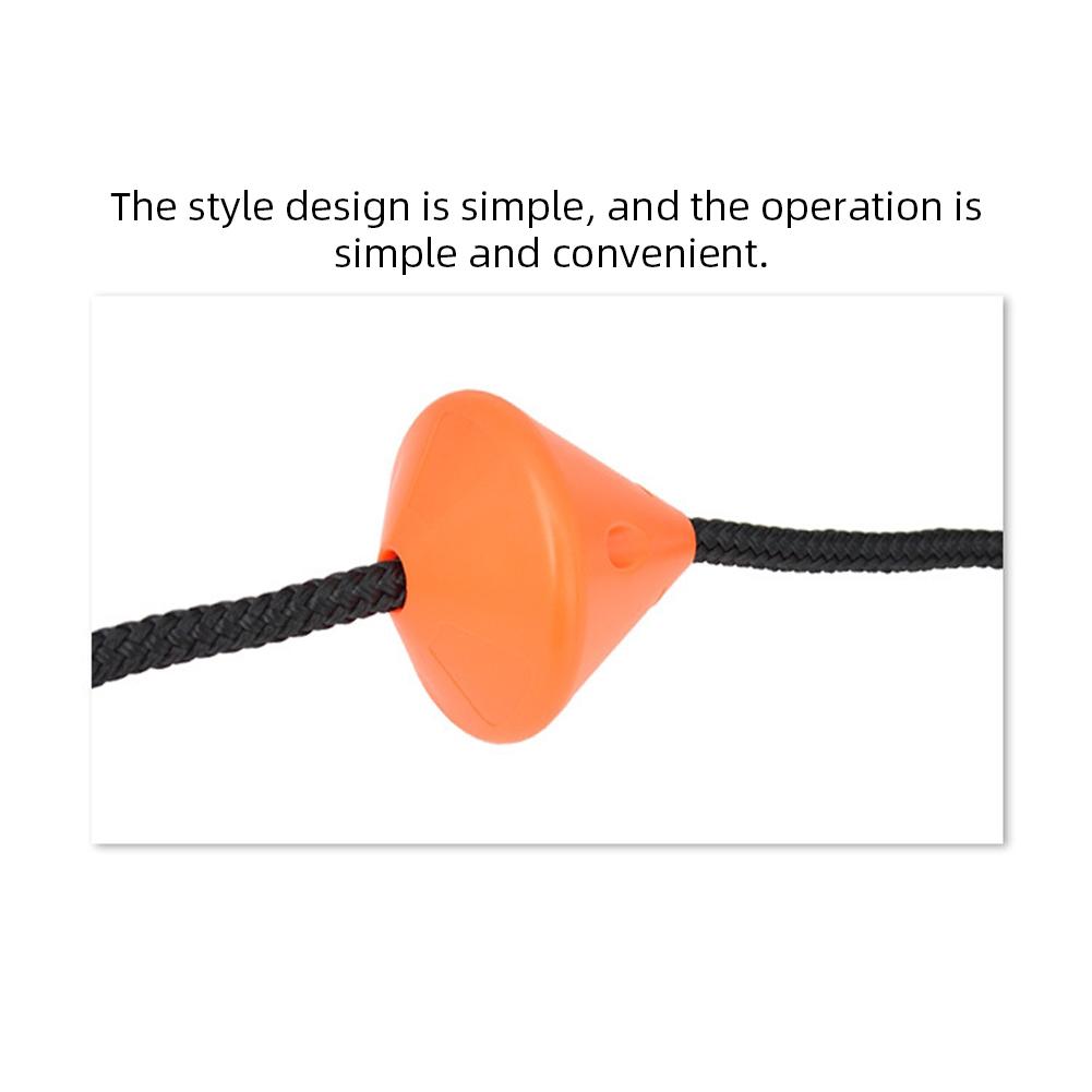 Diving Lanyard Fixer ABS Compact Freediving Rope Safety Plug Diving Freediving Rope Fixing Plug Swimming Diving Accessories