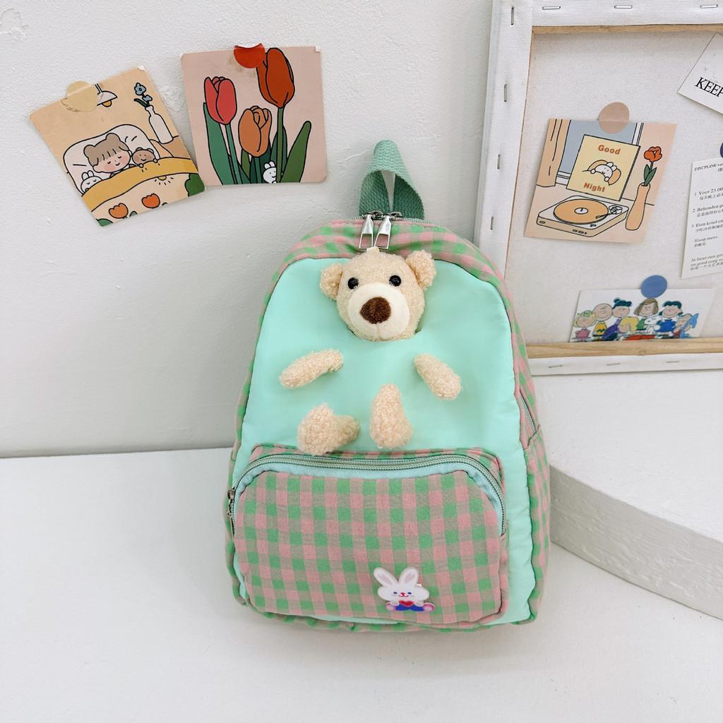 Cute Animal Pattern Childrens School Bag With Curved Straps For Comfort