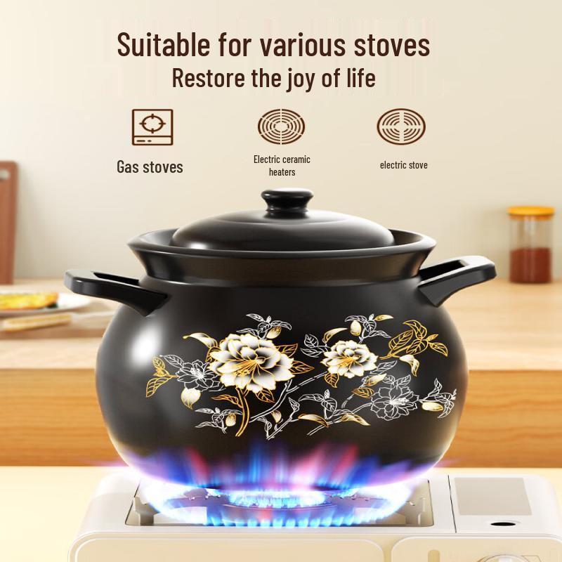 Qiwei Ceramic Casserole for Gas Stoves