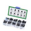180PCS 10 Type Push Button Switches Kits Assortment Set 4Pin Touches Push Button Switches Momentary Tact Switches